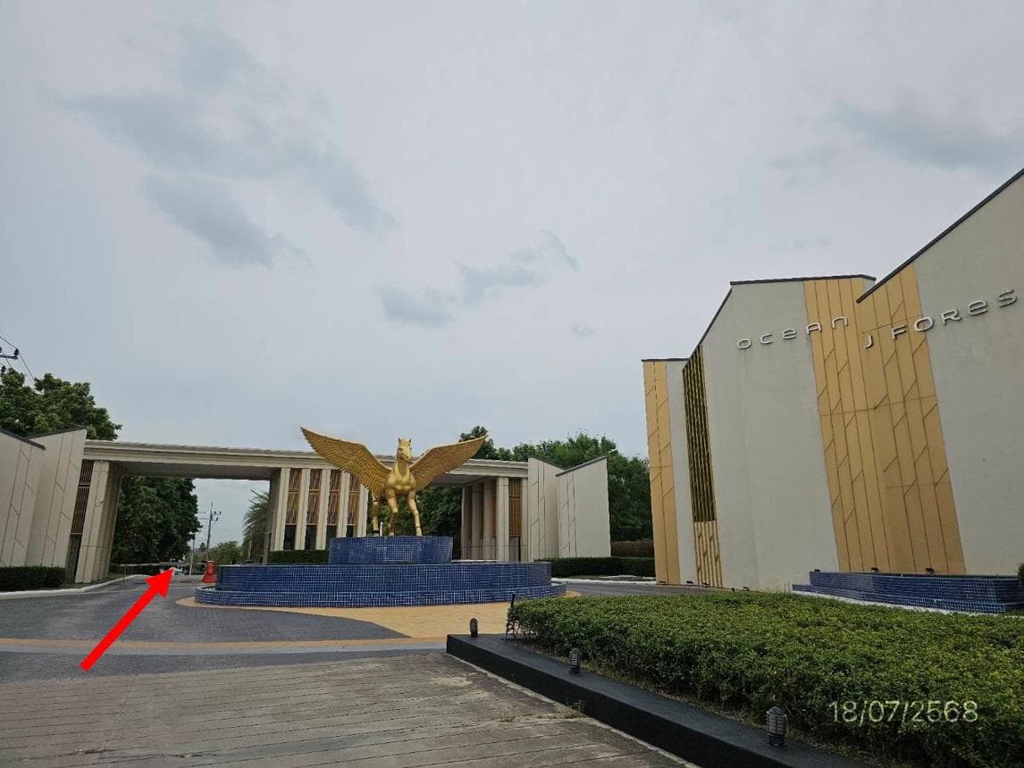 ทาวน์โฮม โอเชี่ยน อมตะ มาบยางพร ปลวกแดง ระยอง 2 ห้องนอน ขนาด 24 ตร.ว.