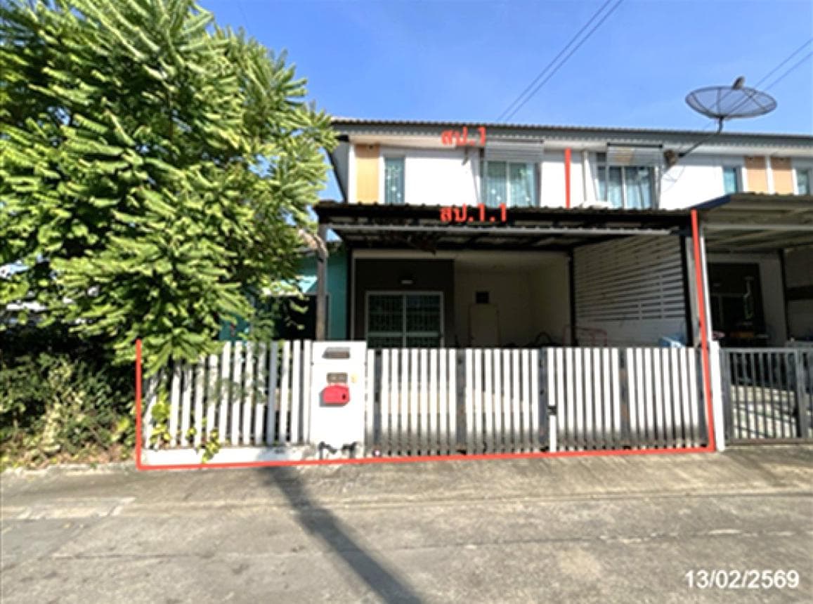 ขายทาวน์โฮม บ้านพฤกษา 96/2 รังสิต-คลองหลวง 2 (Baan Pruksa 96/2 Rangsit-Khlong Luang 2) คลองสอง คลองหลวง ปทุมธานี พื้นที่ 25.9 ตร.ว. 2 ห้องนอน ทำเลดี ราคา 2.23 ล้าน