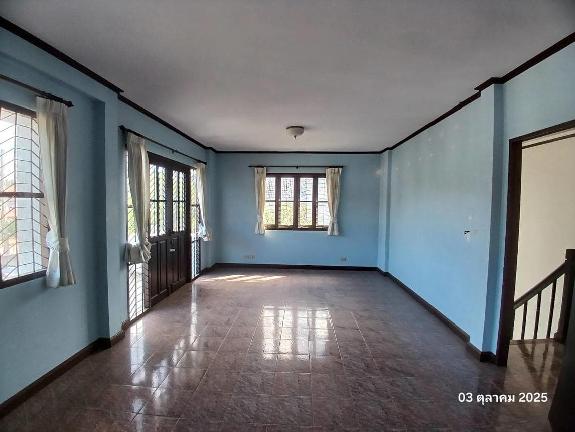 บ้านเดี่ยว นันทนา 1 หนองจ๊อม สันทราย เชียงใหม่ พื้นที่ 75 ตร.ว. พื้นที่ใช้สอย 256.5 ตร.ม. 4 ห้องนอน 3 ห้องน้ำ