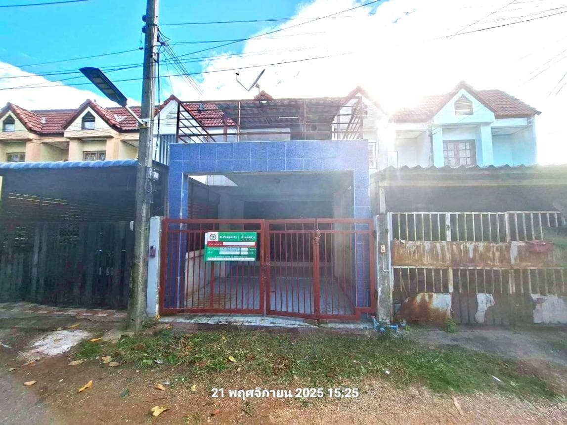 ขายทาวน์เฮ้าส์ แก่งคอย สระบุรี ทำเลตาลเดี่ยว เนื้อที่ 22 ตร.ว. พื้นที่ใช้สอย 129.6 ตร.ม. สภาพดี พร้อมอยู่