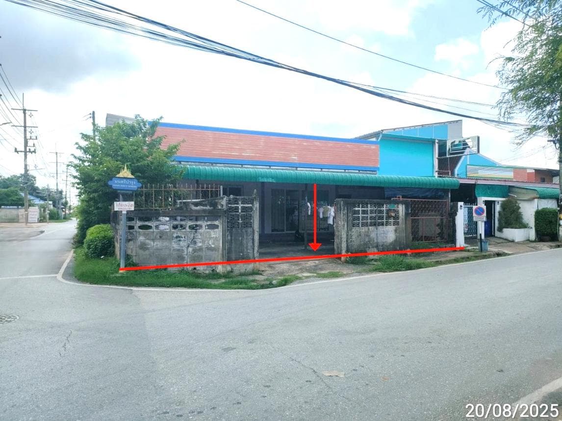 บ้านเดี่ยวทำเลทองใจกลางเมืองมหาสารคาม (ตำบลตลาด) 3 ห้องนอน 3 ห้องน้ำ สเปซกว้าง พื้นที่ 51.7 ตร.ว.