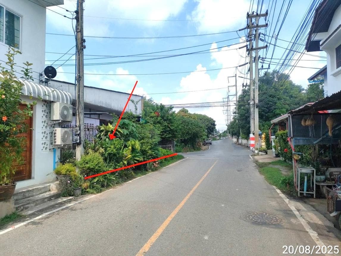 บ้านเดี่ยวทำเลทองใจกลางเมืองมหาสารคาม (ตำบลตลาด) 3 ห้องนอน 3 ห้องน้ำ สเปซกว้าง พื้นที่ 51.7 ตร.ว.