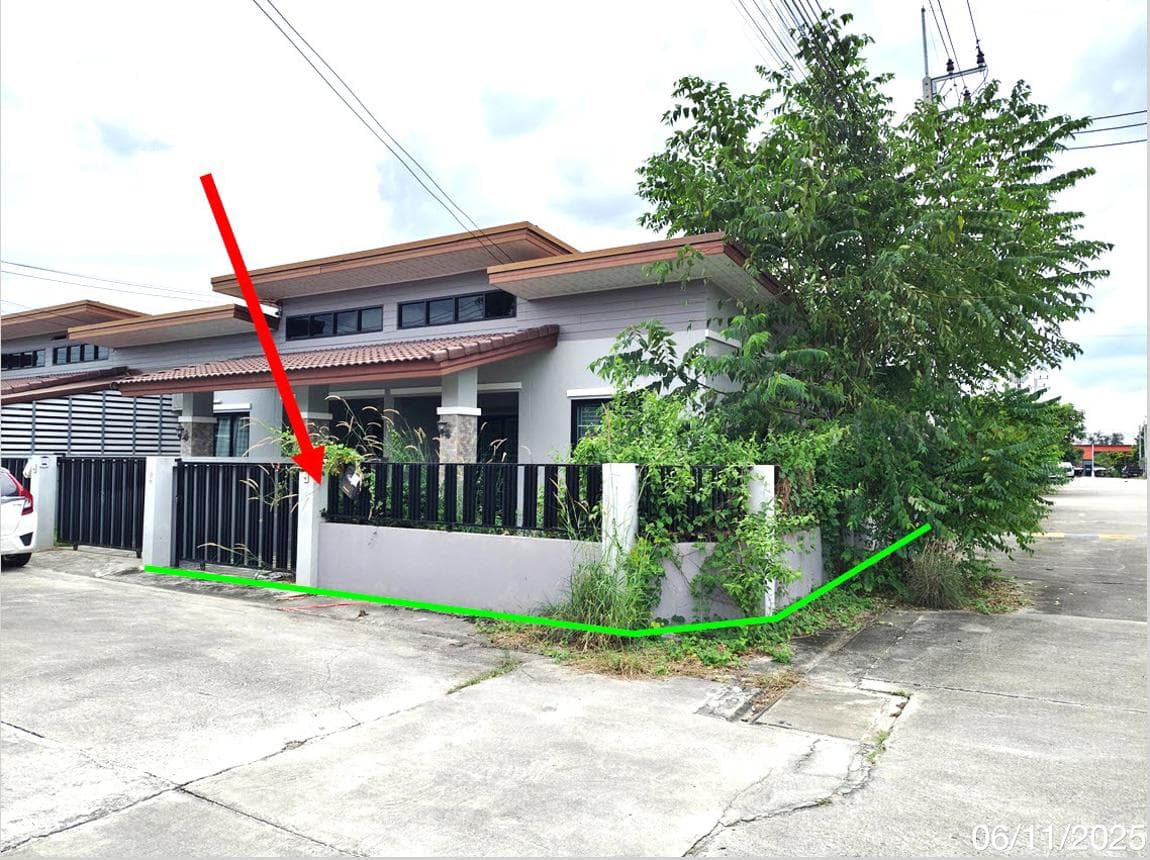 ทาวน์เฮ้าส์ บ้านสุขใจ สุขสบาย 5 มาบยางพร ปลวกแดง ระยอง 2 ห้องนอน 52 ตร.ม. บนที่ดินกว้าง 27 ตร.ว. ทำเลใกล้แหล่งงาน