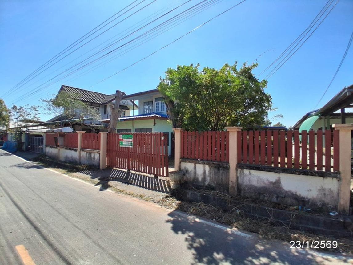 บ้านเดี่ยวทำเลศักยภาพ บากเรือ มหาชนะชัย ยโสธร พื้นที่ใช้สอยกว้างขวาง 299.25 ตร.ม.