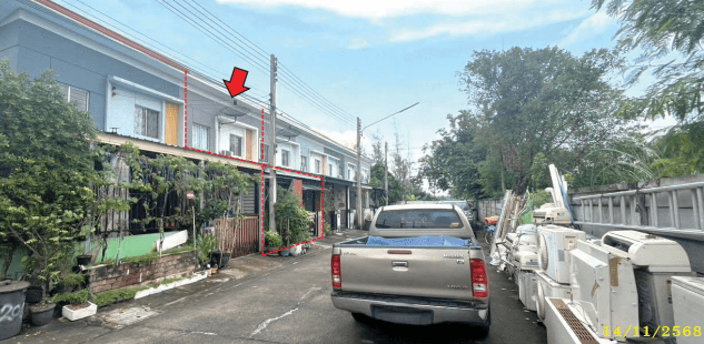 ขายทาวน์โฮม บ้านพฤกษา 64/2 (Baan Pruksa 64/2) คลองสาม คลองหลวง ปทุมธานี พื้นที่ใช้สอย 114 ตร.ม. ทำเลดี คุ้มค่า