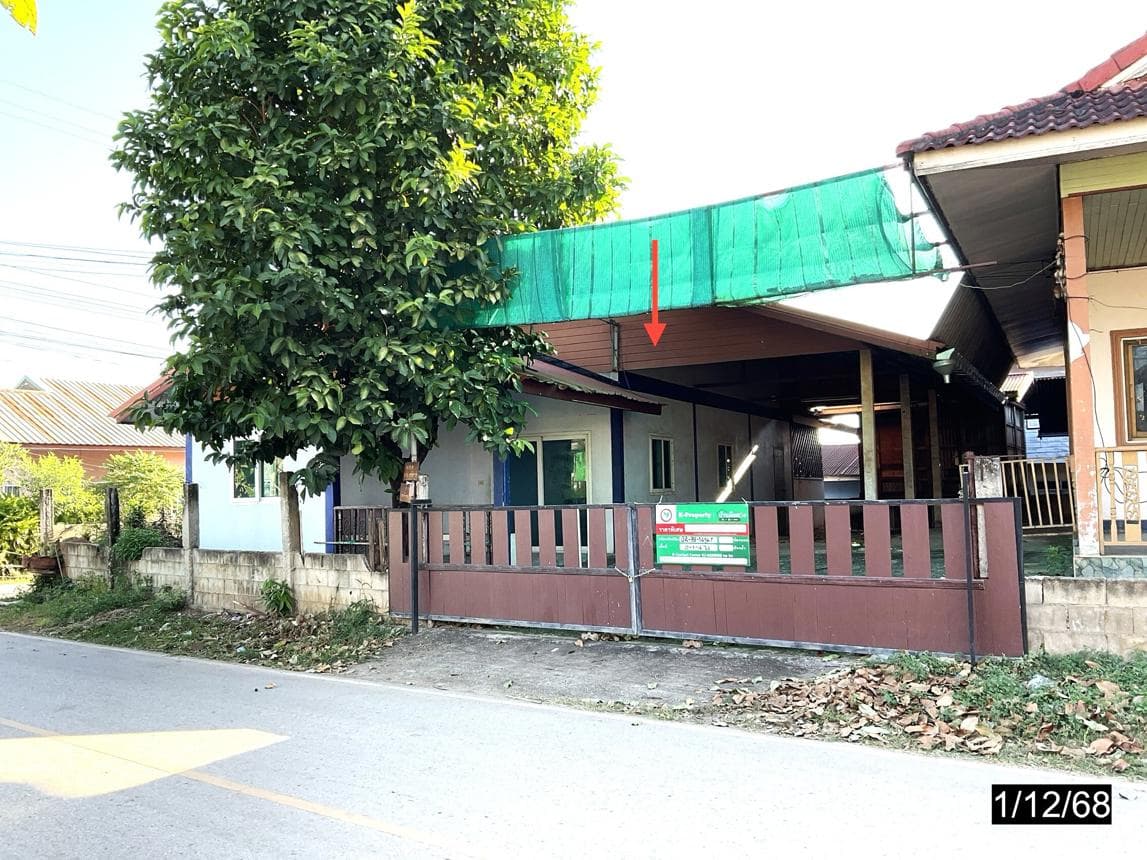 บ้านเดี่ยว โนนอุดม ชุมแพ ขอนแก่น พื้นที่ 4 ตร.ว. พื้นที่ใช้สอย 143 ตร.ม. 3 ห้องนอน 2 ห้องน้ำ