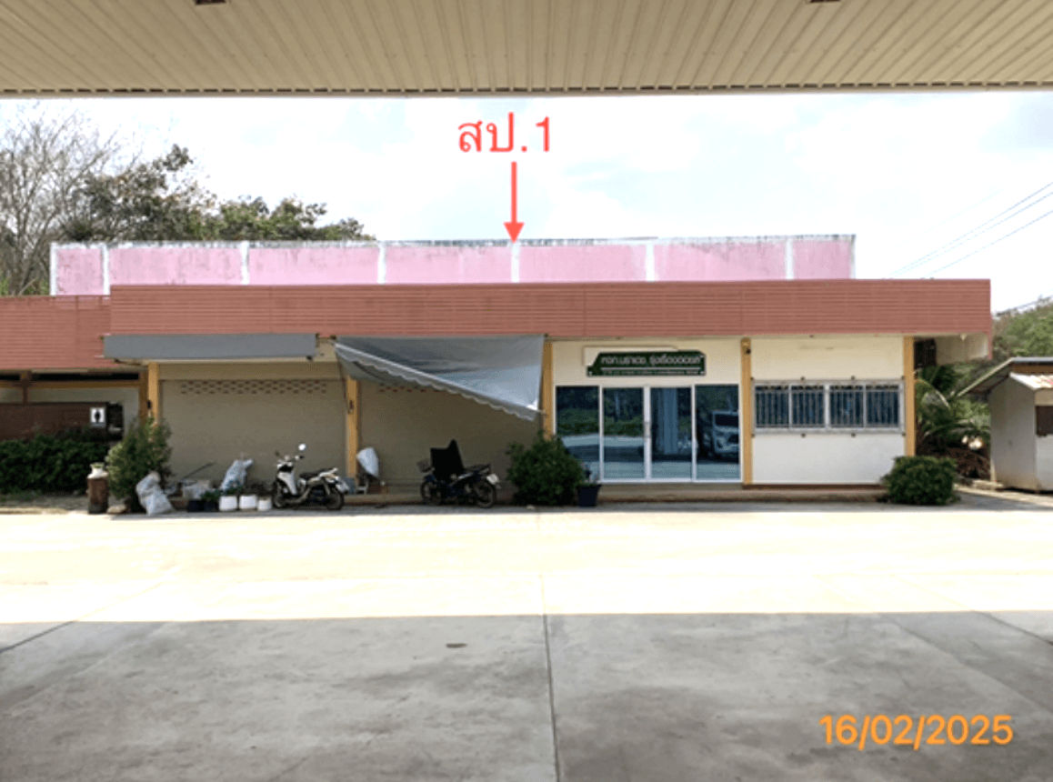 ปั๊มน้ำมัน (เก่า) และอาคารพักอาศัย ท่ายาง-ทุ่งใหญ่ นครศรีธรรมราช ทำเลติดถนนใหญ่ เหมาะสำหรับรีโนเวทเพื่อธุรกิจและที่พักอาศัย