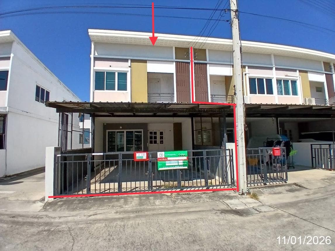 ขายทาวน์เฮ้าส์ ร่มไม้ ปากเพรียว เมืองสระบุรี สระบุรี พื้นที่ 21.6 ตร.ว. พื้นที่ใช้สอย 140.25 ตร.ม. 2 ห้องนอน 3 ห้องน้ำ
