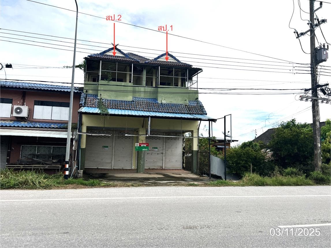 อาคารพาณิชย์ 2 ห้องนอน 4 ห้องน้ำ พื้นที่ใช้สอย 268 ตร.ม. ทำเลศักยภาพ แสนตอ ขาณุวรลักษบุรี จ.กำแพงเพชร