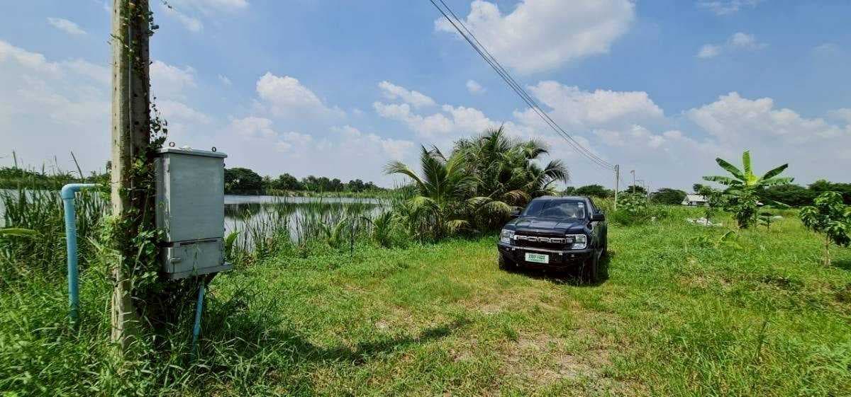 ขายถูก ที่ดิน ริมบึง 297 ตรว. คลองสามวา ผังเขียว ใกล้เมือง ศักยภาพสูง