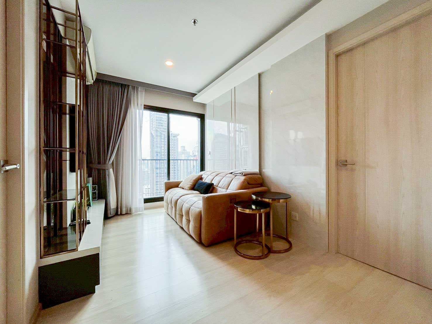 ขายคอนโด ห้องมุม 2 นอน Life Asoke (ไลฟ์ อโศก) ใกล้ MRT พระราม 9 เฟอร์ครบ 55.16 ตรม. ชั้น 31