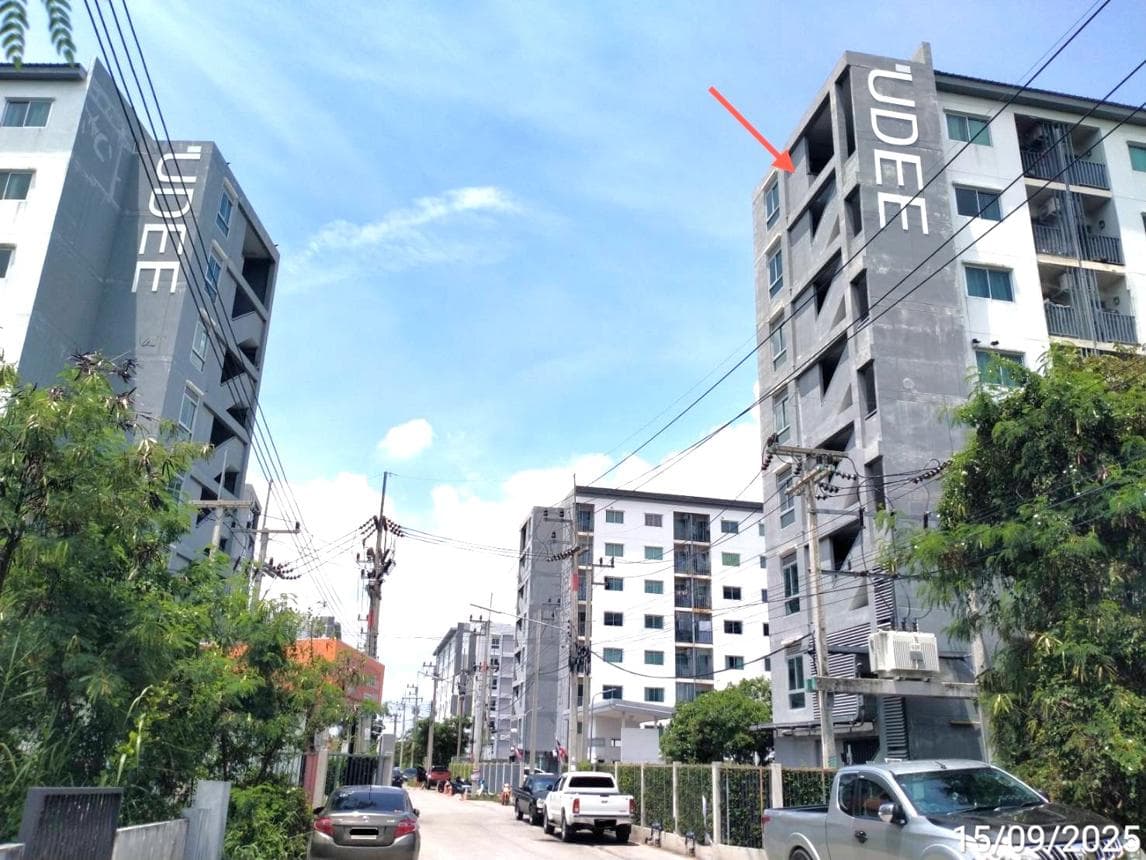 คอนโดมิเนียม อยู่ดี คอนโด เฟส 4 โสธร เมืองฉะเชิงเทรา ฉะเชิงเทรา 1 ห้องนอน 1 ห้องน้ำ พื้นที่ 22.88 ตร.ม. ทำเลดีใกล้แหล่งงานและสิ่งอำนวยความสะดวก ราคาพิเศษ 9.27 แสน