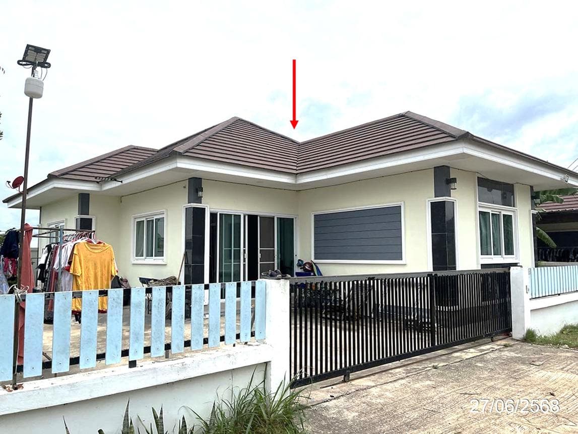บ้านเดี่ยว หนองแหน พนมสารคาม ฉะเชิงเทรา 2 ห้องนอน 1 ห้องน้ำ ขนาด 64 ตร.ว.