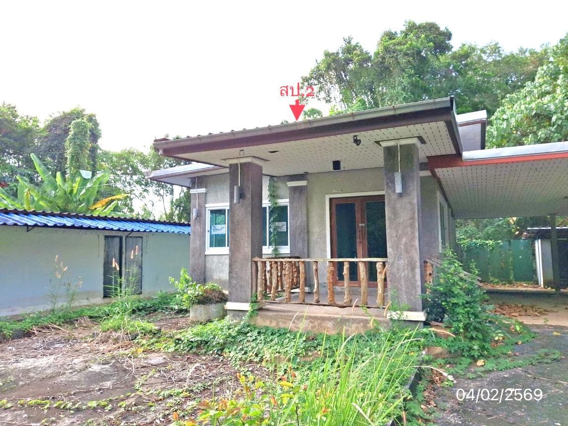 บ้านเดี่ยว 2 ห้องนอน พื้นที่ 82.75 ตร.ม. ทำเลศักยภาพ คลองปาง รัษฎา ตรัง