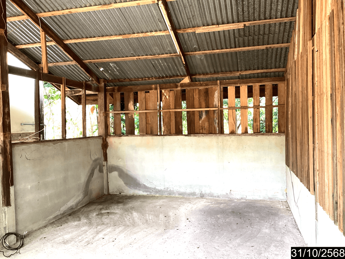 บ้านเดี่ยว เซกา เซกา บึงกาฬ พื้นที่ 41 ตร.ว. พื้นที่ใช้สอย 58.4 ตร.ม. 1 ห้องนอน 1 ห้องน้ำ