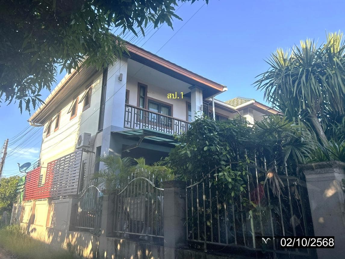 ขายบ้านเดี่ยวหลังใหญ่ 4 ห้องนอน 6 ห้องน้ำ พื้นที่ใช้สอย 318 ตร.ม. ทำเลใจกลางเมืองบุ่ง อำนาจเจริญ พื้นที่เยอะ ตอบโจทย์ครอบครัวใหญ่