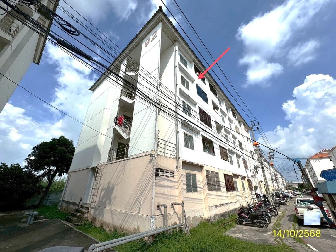 คอนโดมิเนียม บ้านเอื้ออาทรประชาพัฒนา 5 ทับยาว ลาดกระบัง กรุงเทพฯ 2 ห้องนอน 1 ห้องน้ำ พื้นที่ 32.94 ตร.ม. ทำเลดีราคาประหยัด เดินทางสะดวกใกล้แหล่งงาน
