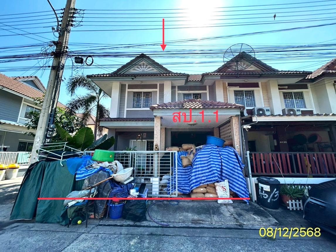 ทาวน์โฮม พฤกษา D คลองสาม-คลองหลวง ปทุมธานี พื้นที่กว้าง 23.9 ตร.ว. ทำเลศักยภาพ เดินทางสะดวก