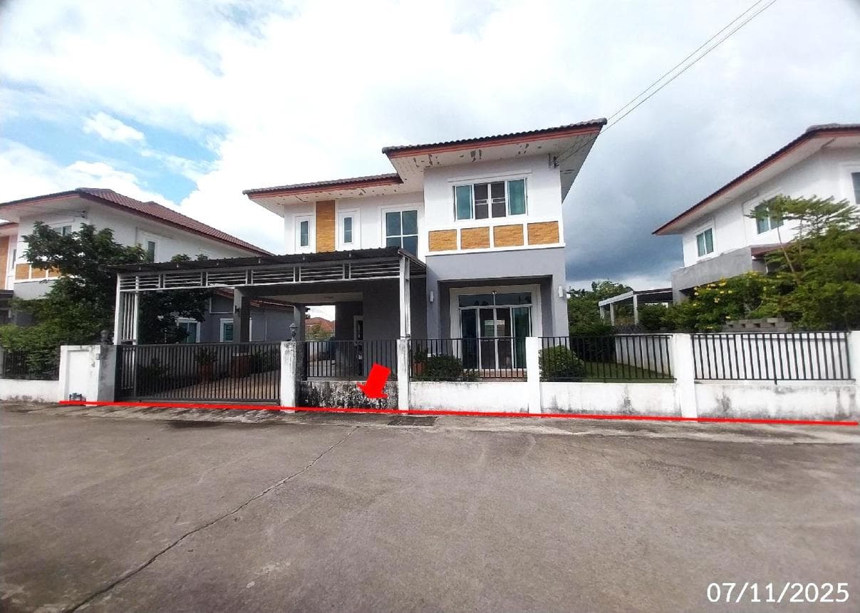 บ้านเดี่ยว กรินทิพย์ เฟส 2 สันปูเลย ดอยสะเก็ด เชียงใหม่ 2 ห้องนอน 3 ห้องน้ำ พื้นที่ 174.5 ตร.ม. บนเนื้อที่ 54.1 ตร.ว. ราคา 3.1 ล้านบาท