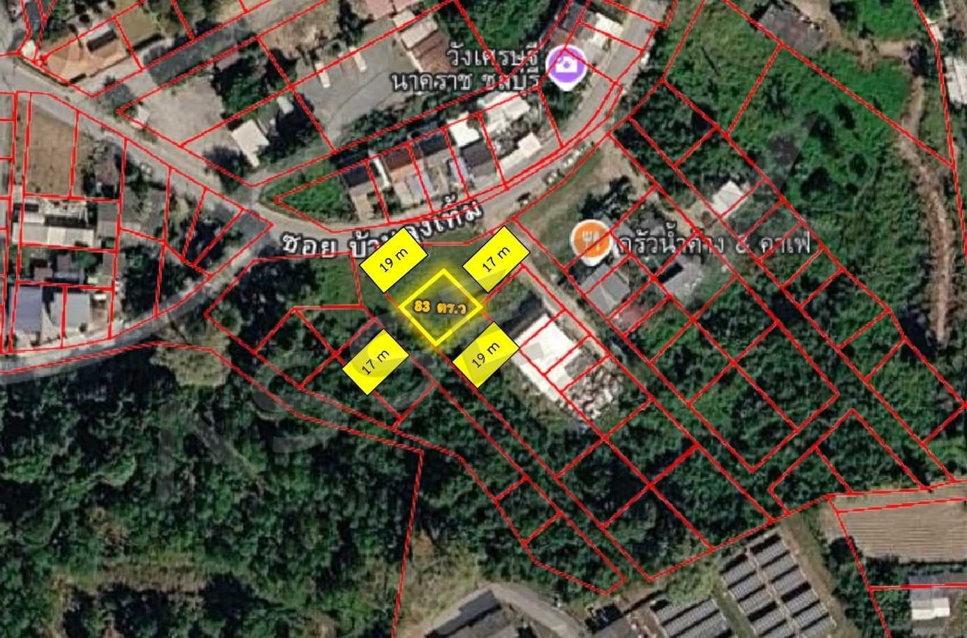 ขาย ที่ดินเปล่า 83 ตร.ว. ทำเลดี บางพระ – ศรีราชา ซอยบ้านลุงเทิ้ม ใกล้อ่างเก็บน้ำบางพระ จังหวัดชลบุรี