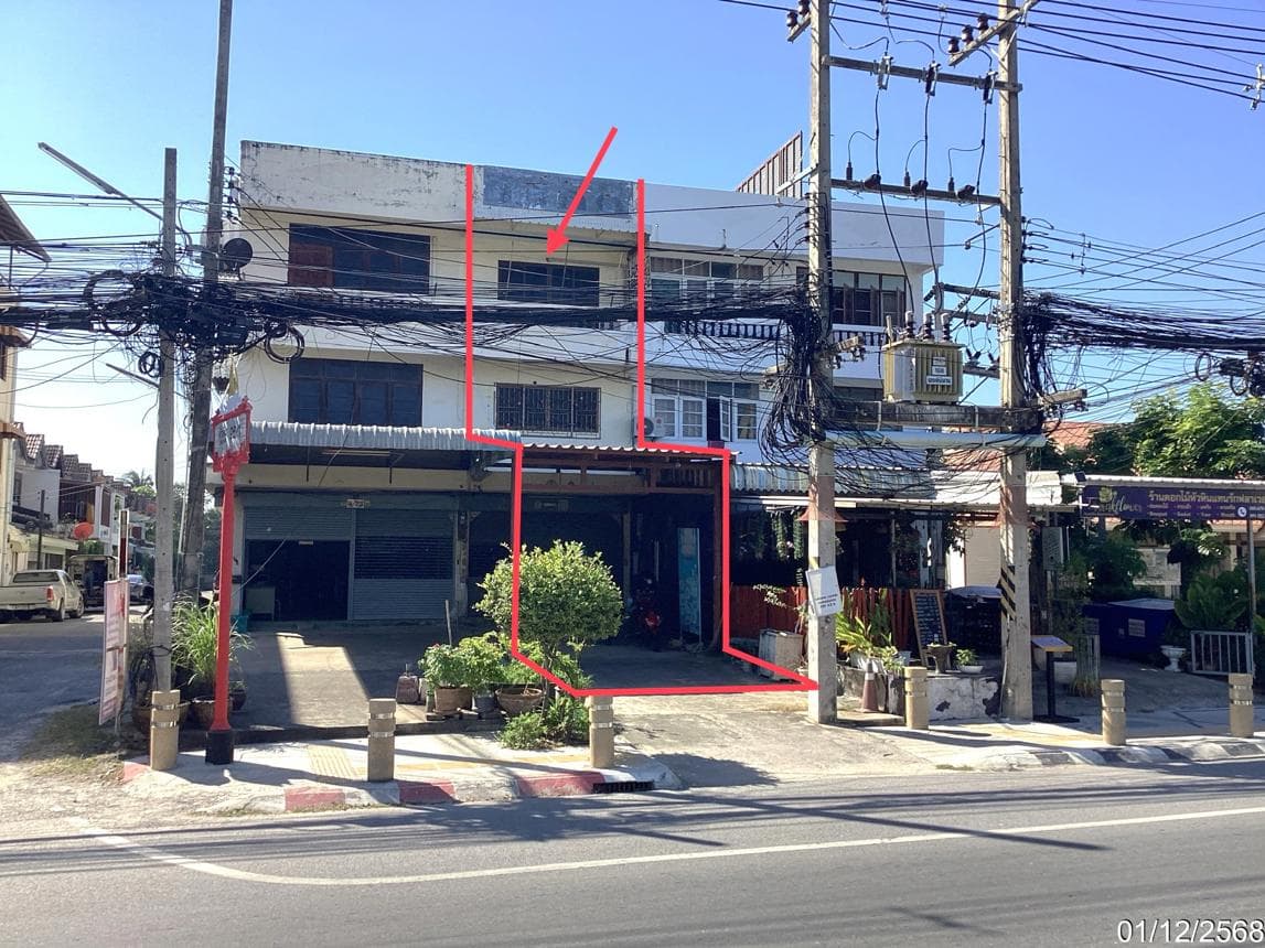 ขายอาคารพาณิชย์ หัวหิน ประจวบคีรีขันธ์ ทำเลหนองแก เนื้อที่ 26.2 ตร.ว. พื้นที่ใช้สอย 220 ตร.ม. 3 ห้องนอน 2 ห้องน้ำ สภาพดี เหมาะสำหรับประกอบกิจการและลงทุน