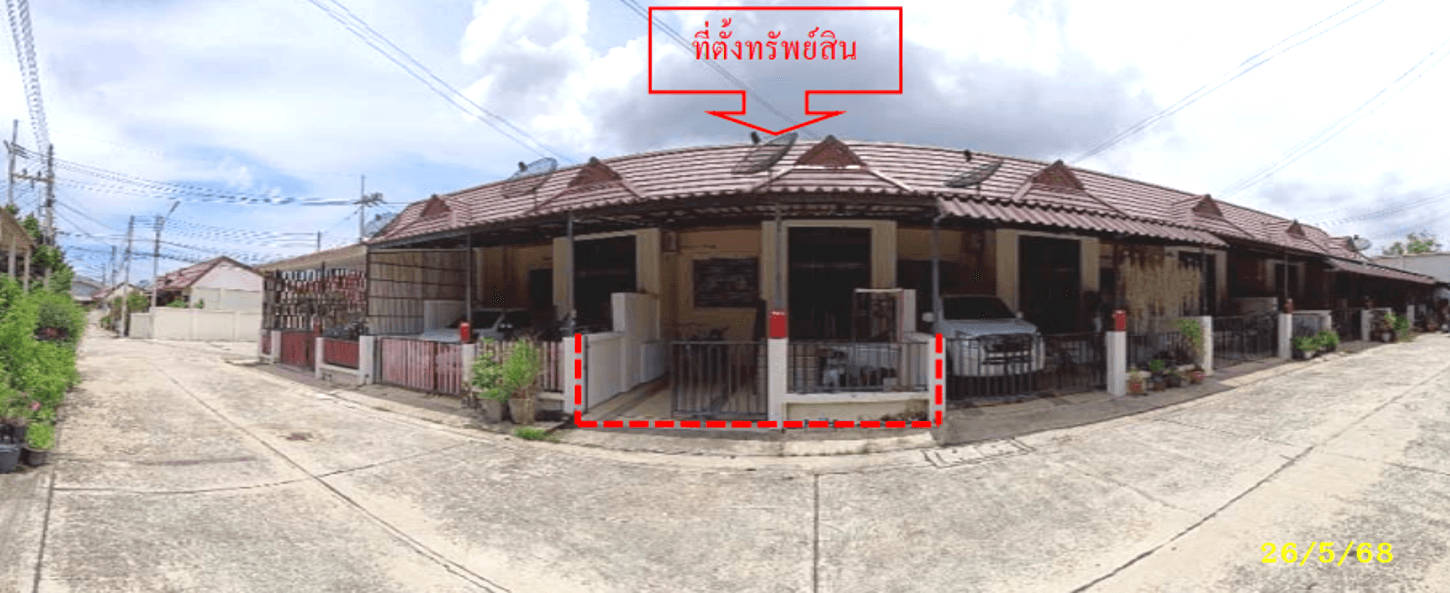 ทาวน์เฮ้าส์ นครในฝัน เฟส 3 ทุ่งสุขลา ศรีราชา ชลบุรี 2 ห้องนอน 1 ห้องน้ำ พื้นที่ 72.5 ตร.ม. บนที่ดิน 20.6 ตร.ว. ทำเลศักยภาพใกล้แหล่งงานและอ่าวอุดม ราคาพิเศษ 1.83 ล้าน