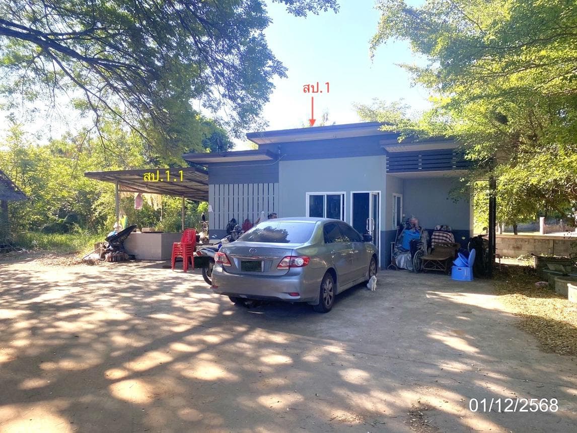 บ้านเดี่ยว เกิ้ง เมืองมหาสารคาม พื้นที่ใช้สอย 56 ตร.ม. ทำเลดี ใกล้แหล่งการศึกษาและสิ่งอำนวยความสะดวก เหมาะแก่การอยู่อาศัย