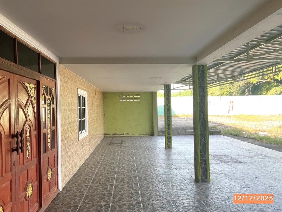 ขายบ้านเดี่ยวหลังใหญ่ พื้นที่ใช้สอย 209.9 ตร.ม. บนเนื้อที่ 87 ตร.ว. ทำเลสงบ ต.วังมะปรางเหนือ อ.วังวิเศษ จ.ตรัง บรรยากาศดี มีความเป็นส่วนตัว