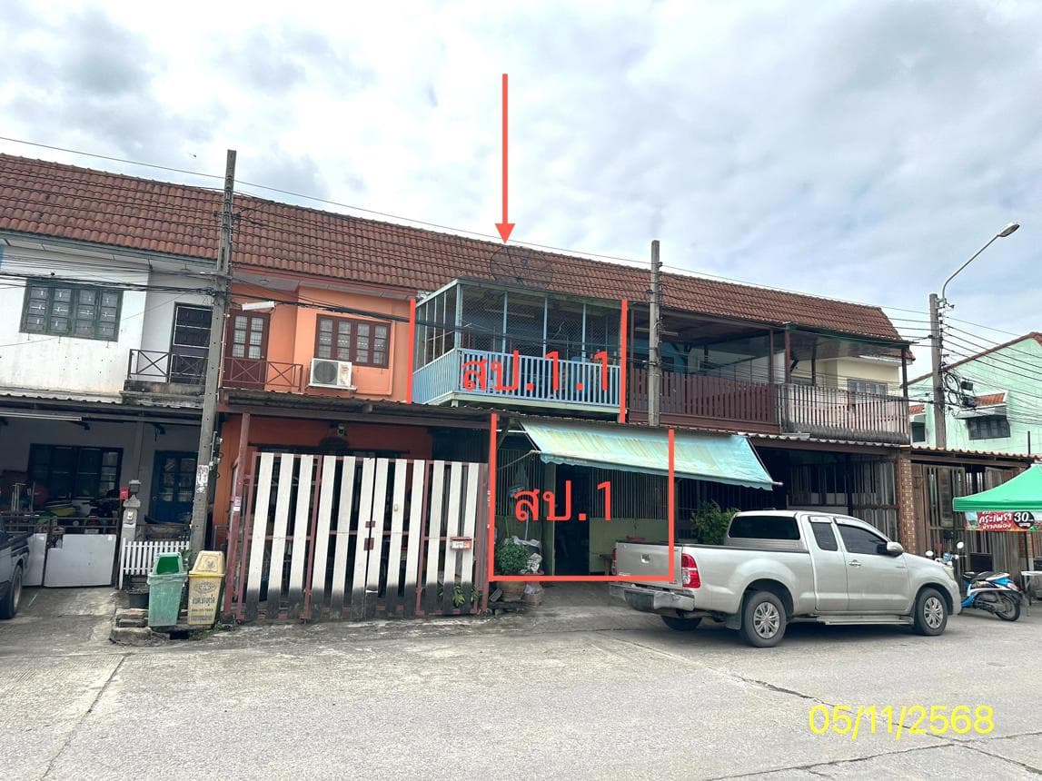ทาวน์เฮ้าส์ บัวทอง 4 บางคูรัด บางบัวทอง นนทบุรี 2 ห้องนอน 120 ตร.ม. ทำเลดี ราคาล้านต้นๆ