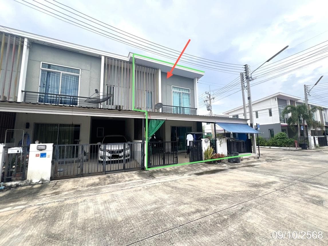 ทาวน์เฮ้าส์ พฤกษานารา 99 โรจนะ-สามเรือน บางปะอิน อยุธยา 3 ห้องนอน 2 ห้องน้ำ พื้นที่กว้าง 106.8 ตร.ม. ทำเลดีราคา 2 ล้านกลางๆ