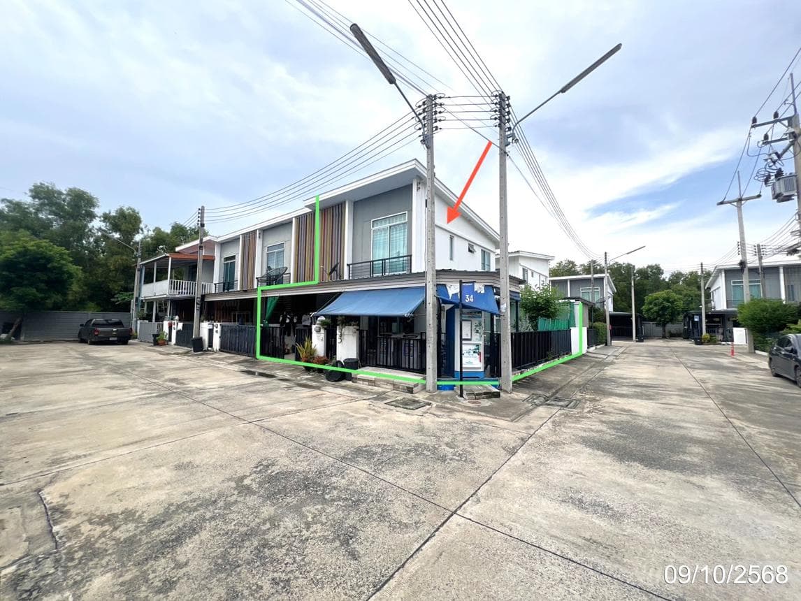 ทาวน์เฮ้าส์ พฤกษานารา 99 โรจนะ-สามเรือน บางปะอิน อยุธยา 3 ห้องนอน 2 ห้องน้ำ พื้นที่กว้าง 106.8 ตร.ม. ทำเลดีราคา 2 ล้านกลางๆ