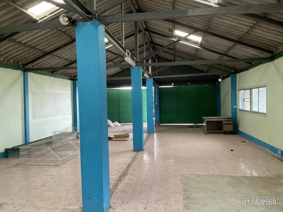 อาคารโรงงาน โคกไทย ศรีมโหสถ ปราจีนบุรี พื้นที่ใช้สอย 3,140 ตร.ม. บนที่ดิน 15 ไร่ ทำเลนิคมอุตสาหกรรม