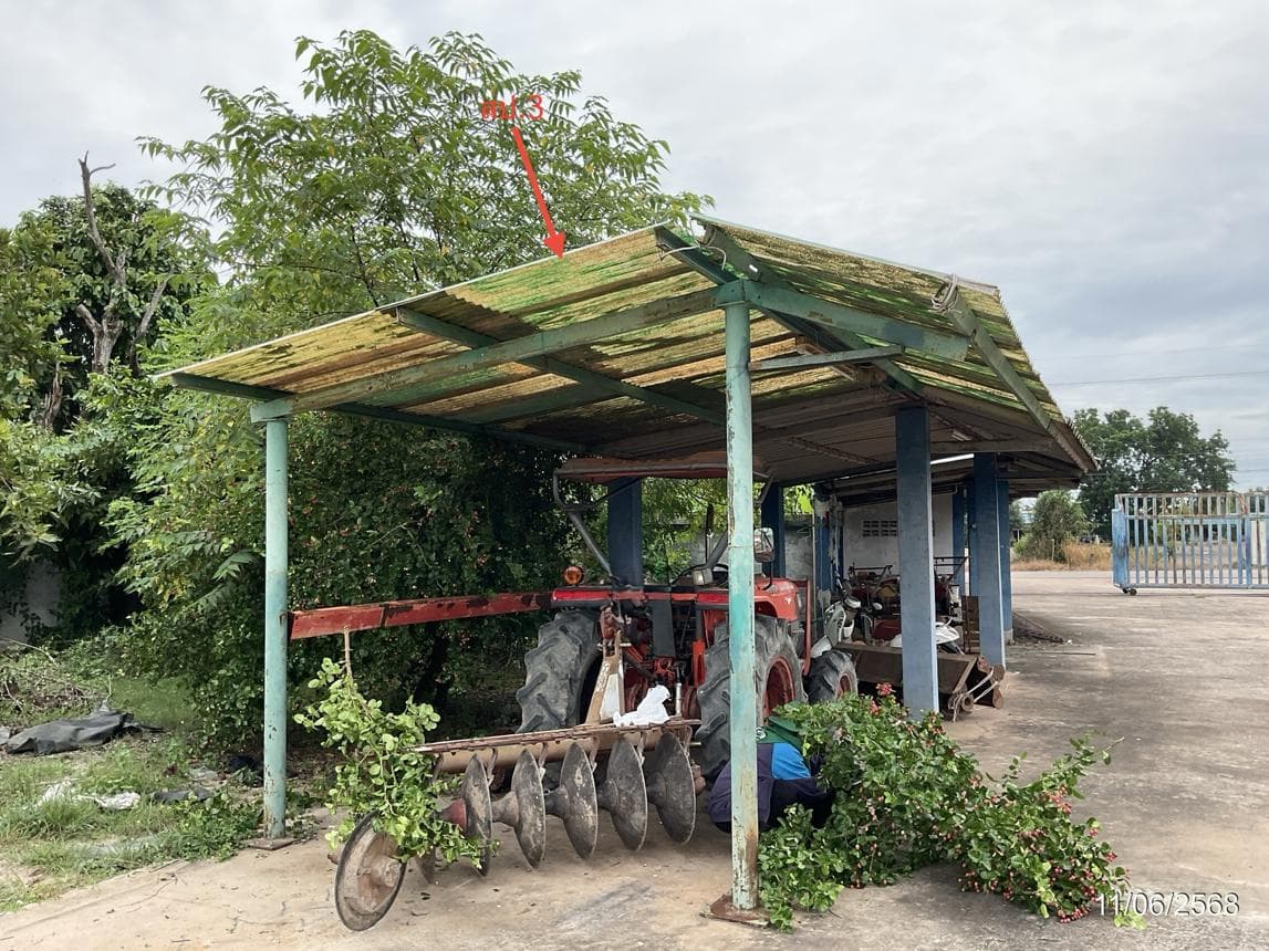 อาคารโรงงาน โคกไทย ศรีมโหสถ ปราจีนบุรี พื้นที่ใช้สอย 3,140 ตร.ม. บนที่ดิน 15 ไร่ ทำเลนิคมอุตสาหกรรม