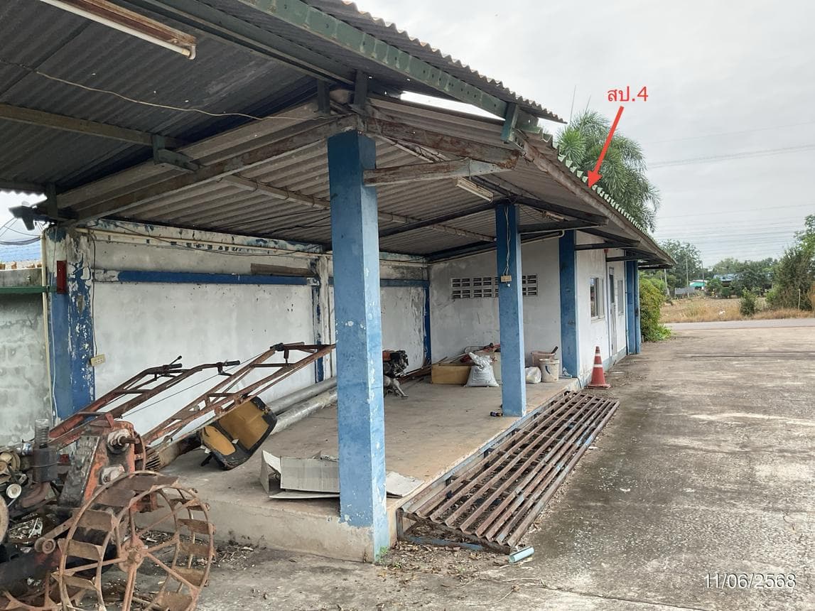 อาคารโรงงาน โคกไทย ศรีมโหสถ ปราจีนบุรี พื้นที่ใช้สอย 3,140 ตร.ม. บนที่ดิน 15 ไร่ ทำเลนิคมอุตสาหกรรม