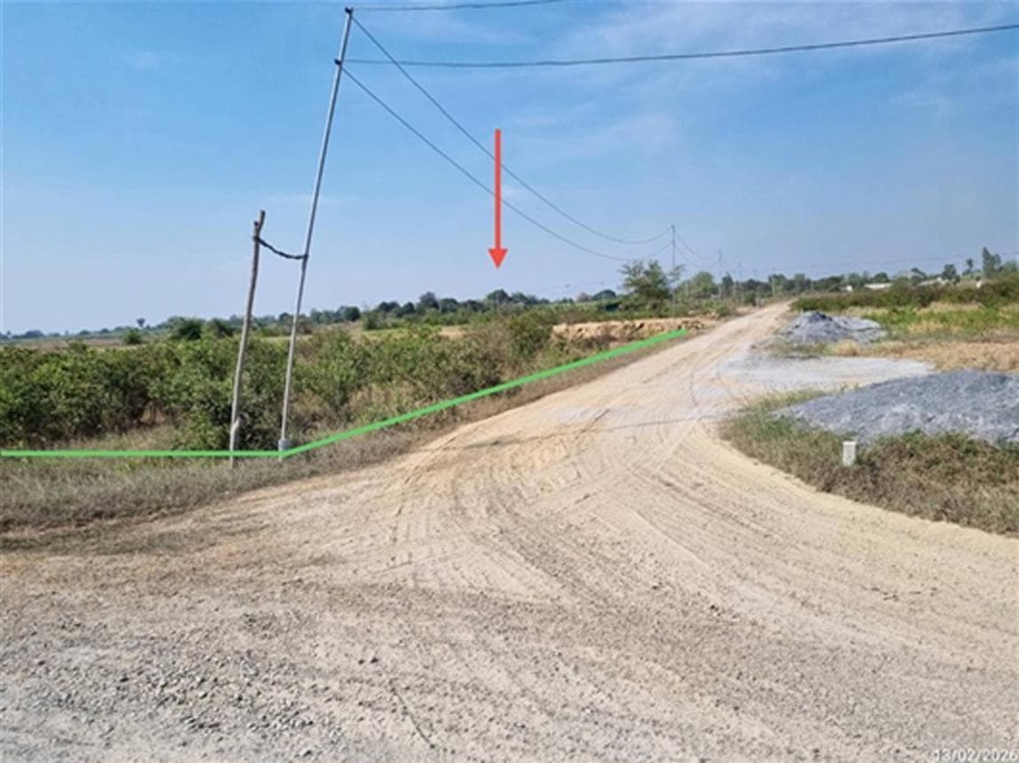 ขายที่ดินว่างเปล่า กระตีบ กำแพงแสน นครปฐม เนื้อที่ 36 ตร.ว. ทำเลดี เหมาะสำหรับสร้างบ้านหรือลงทุน