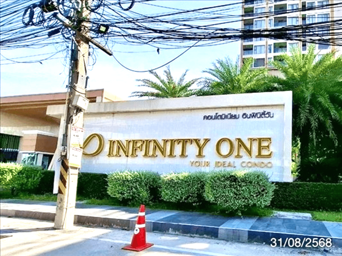 ขายคอนโด อินฟินิตี้วัน คอนโด เอ (Infinity One Condo) 2 ห้องนอน 2 ห้องน้ำ 67.62 ตร.ม. ทำเลพรีเมียมใจกลางเมืองชลบุรี วิวสวย สิ่งอำนวยความสะดวกครบครัน