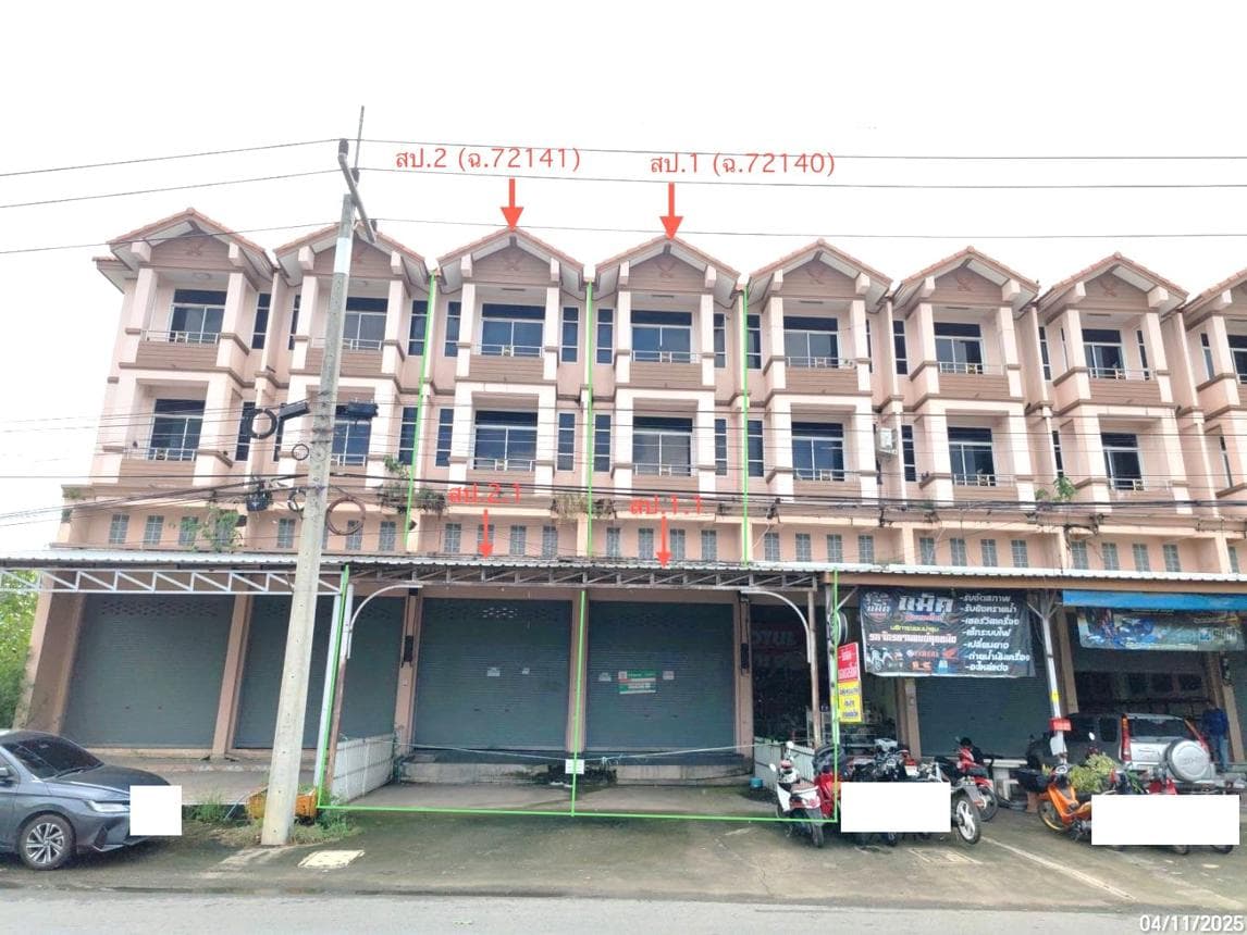 อาคารพาณิชย์หลังใหญ่ พื้นที่ใช้สอย 424 ตร.ม. 4 ห้องน้ำ ทำเลศักยภาพ ขนอนหลวง บางปะอิน จ.พระนครศรีอยุธยา