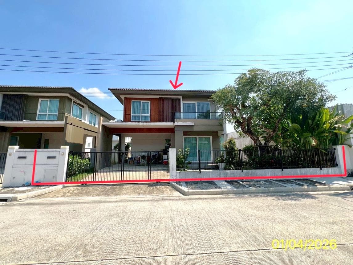 บ้านเดี่ยว ชัยพฤกษ์ ปิ่นเกล้า-กาญจนาภิเษก บางใหญ่ นนทบุรี 3 ห้องนอน 2 ห้องน้ำ พื้นที่ 130.5 ตร.ม. บนเนื้อที่ 53.5 ตร.ว. ราคา 4.8 ล้านบาท