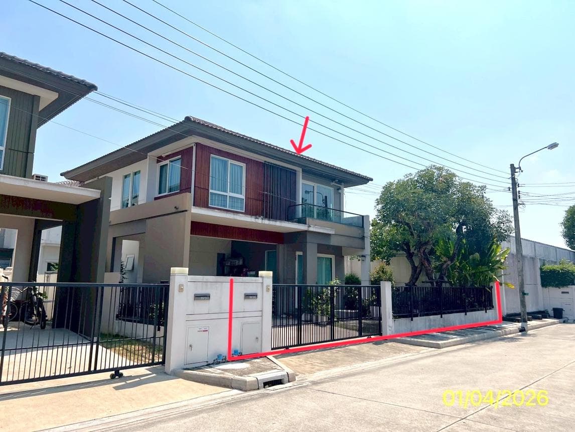 บ้านเดี่ยว ชัยพฤกษ์ ปิ่นเกล้า-กาญจนาภิเษก บางใหญ่ นนทบุรี 3 ห้องนอน 2 ห้องน้ำ พื้นที่ 130.5 ตร.ม. บนเนื้อที่ 53.5 ตร.ว. ราคา 4.8 ล้านบาท