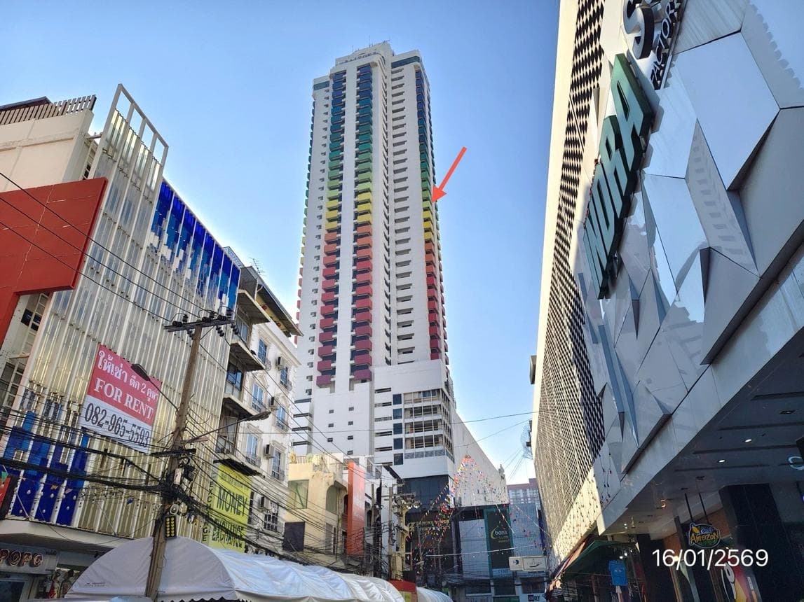 ห้องชุดสำนักงาน ใบหยกทาวเวอร์ พญาไท เขตพญาไท กรุงเทพมหานคร พื้นที่ใช้สอย 39.81 ตร.ม.