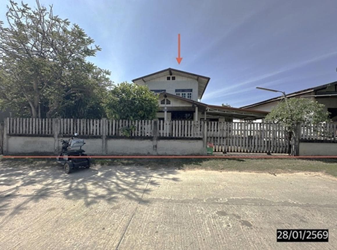 บ้านเดี่ยว โคกสีทองหลาง วาปีปทุม มหาสารคาม 4 ห้องนอน 1 ห้องน้ำ พื้นที่กว้าง 244.5 ตร.ม. ทำเลสงบราคาคุ้มค่า 1.43 ล้านบาท