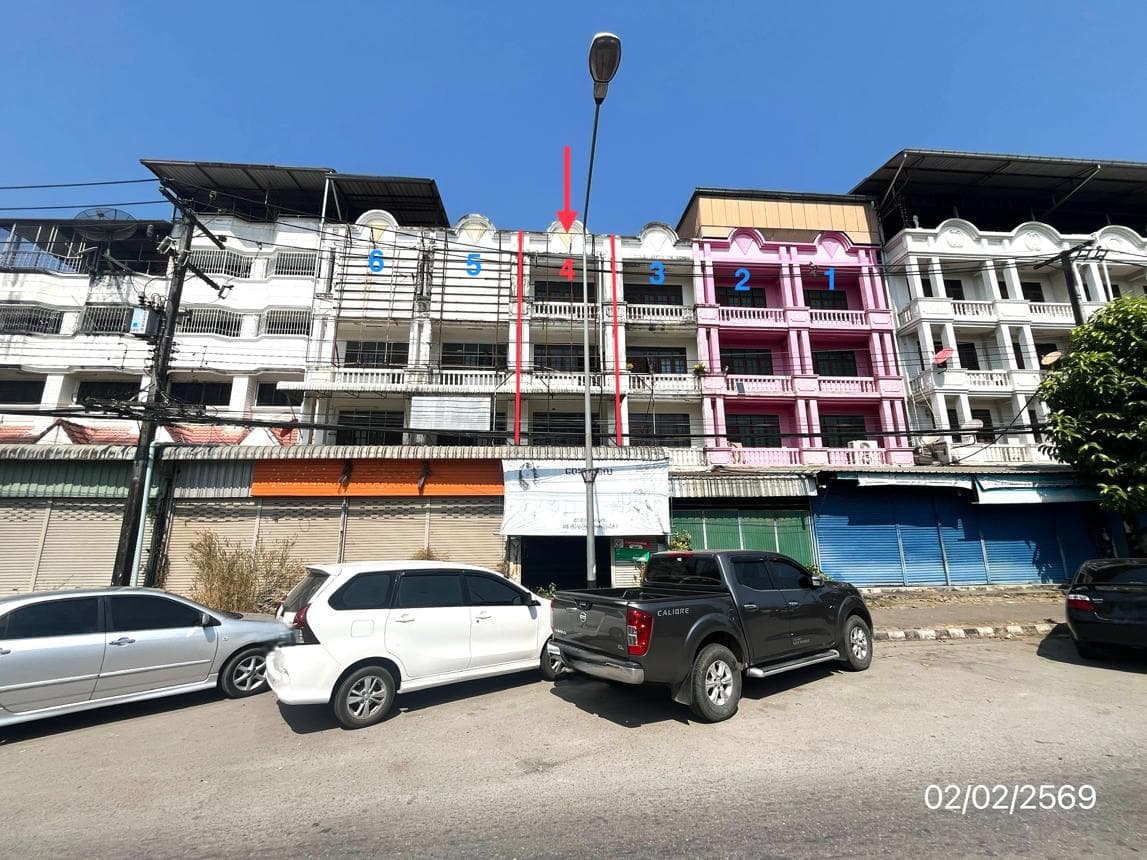 อาคารพาณิชย์ 2 ห้องนอน พื้นที่ 554 ตร.ม. ทำเลศักยภาพ ท่าสายลวด แม่สอด ตาก
