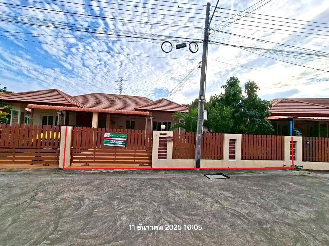 ขายบ้านเดี่ยว บ้านวริศรา เนินสำลี ระยอง 2 ห้องนอน ทำเลดีใจกลางเมือง เดินทางสะดวก