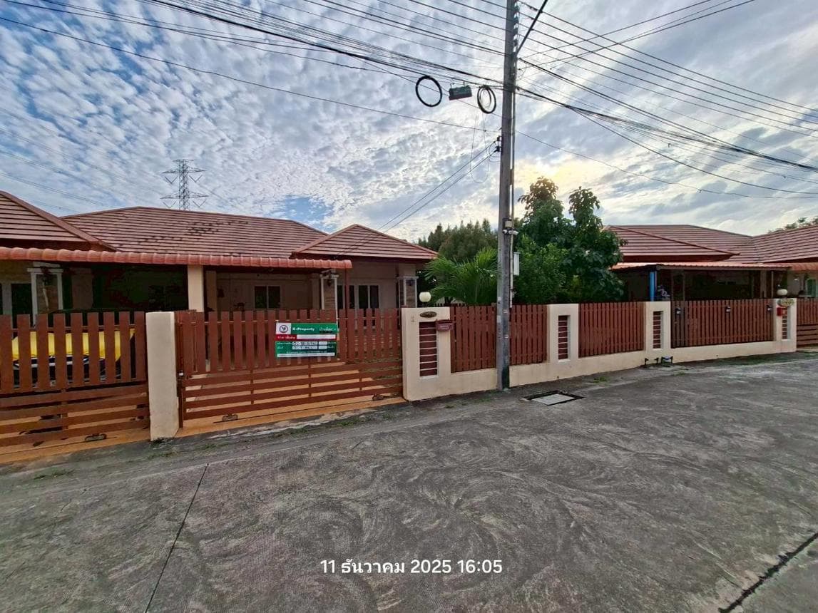 ขายบ้านเดี่ยว บ้านวริศรา เนินสำลี ระยอง 2 ห้องนอน ทำเลดีใจกลางเมือง เดินทางสะดวก