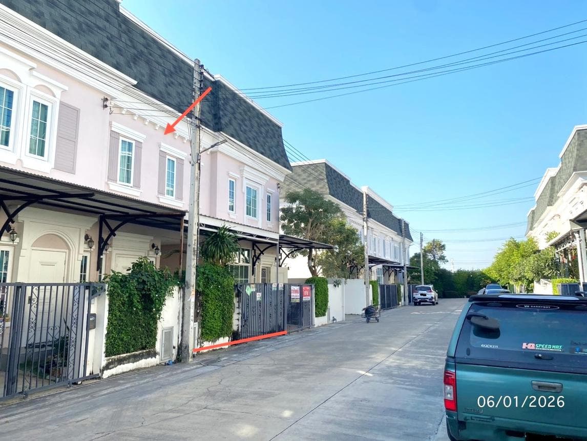 ทาวน์โฮม บริติช เพลส บางกระทึก สามพราน นครปฐม 3 ห้องนอน 2 ห้องน้ำ พื้นที่ 119.7 ตร.ม. ทำเลพุทธมณฑลสาย 5