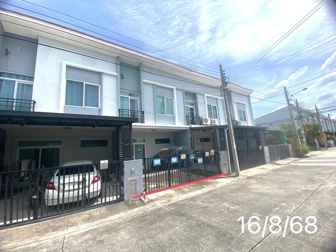 ขายทาวน์เฮ้าส์ 2 ชั้น โครงการกัสโต้ วงแหวน-พระราม 5 (Gusto Wongwaen-Rama 5) บางใหญ่ นนทบุรี 3 ห้องนอน ทำเลดี เดินทางสะดวก
