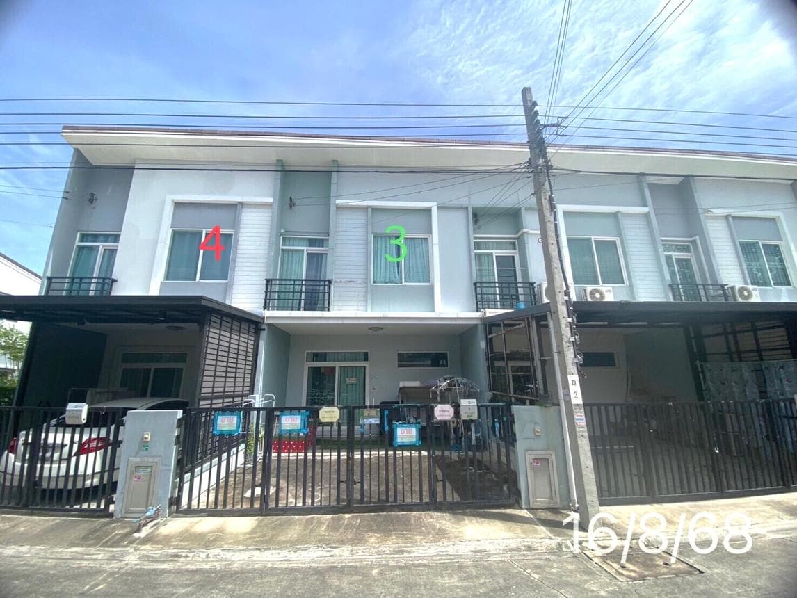 ขายทาวน์เฮ้าส์ 2 ชั้น โครงการกัสโต้ วงแหวน-พระราม 5 (Gusto Wongwaen-Rama 5) บางใหญ่ นนทบุรี 3 ห้องนอน ทำเลดี เดินทางสะดวก