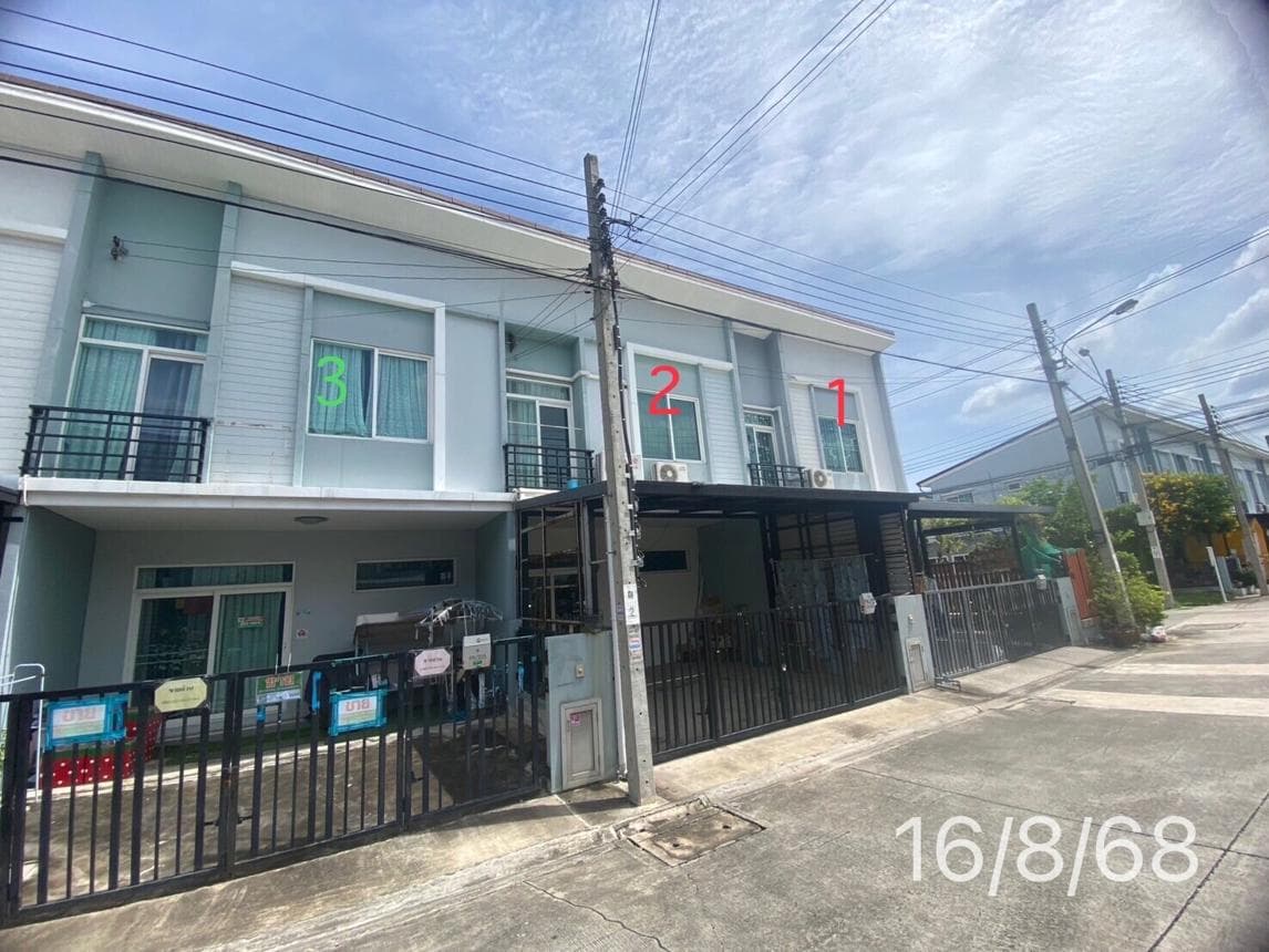 ขายทาวน์เฮ้าส์ 2 ชั้น โครงการกัสโต้ วงแหวน-พระราม 5 (Gusto Wongwaen-Rama 5) บางใหญ่ นนทบุรี 3 ห้องนอน ทำเลดี เดินทางสะดวก