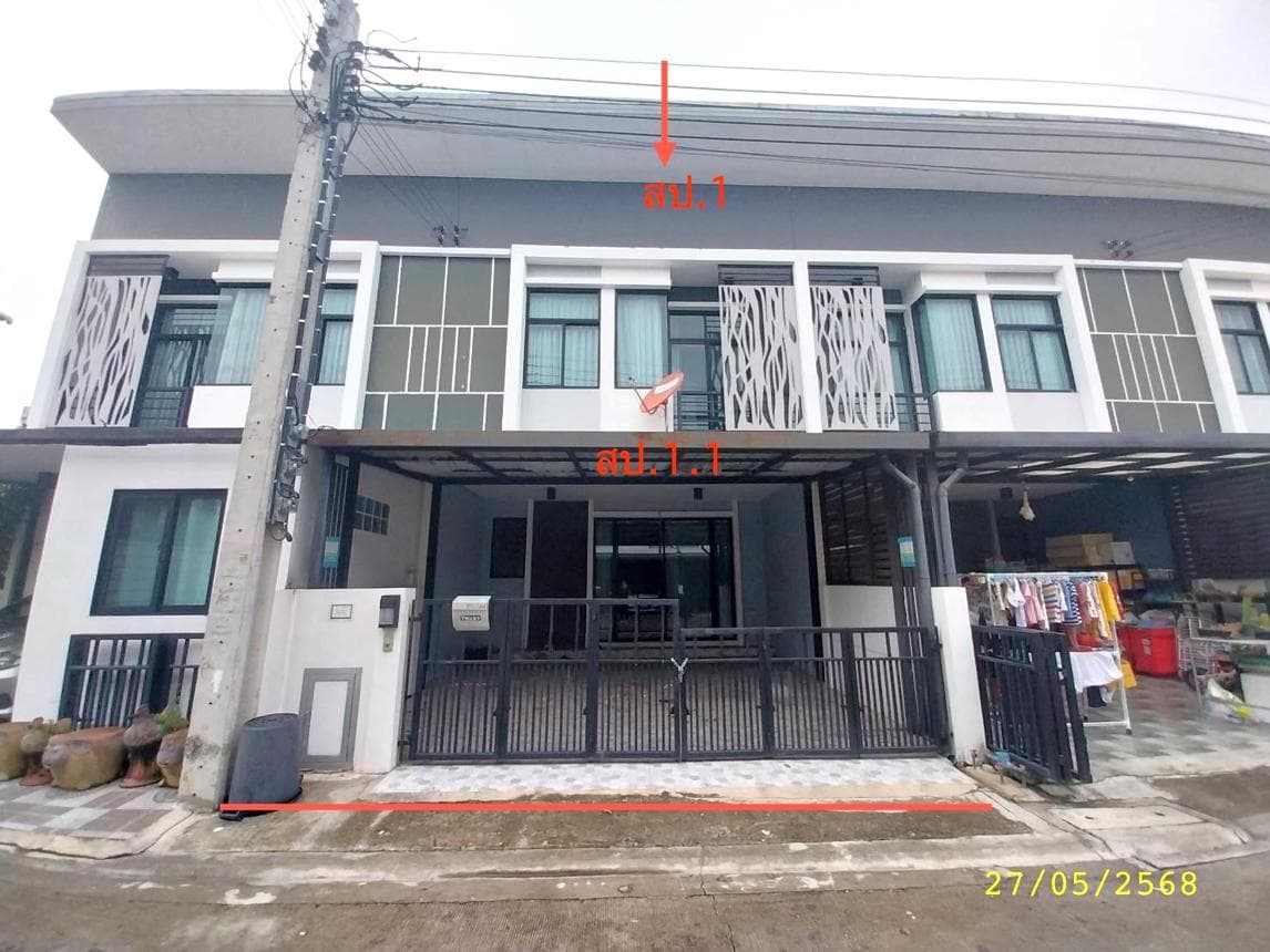 ขายทาวน์โฮม เดอะทรัสต์ ราชพฤกษ์-รัตนาธิเบศร์ 2 หลังริมสภาพสวย 3 ห้องนอน ทำเลศักยภาพติดถนนใหญ่ - image 1