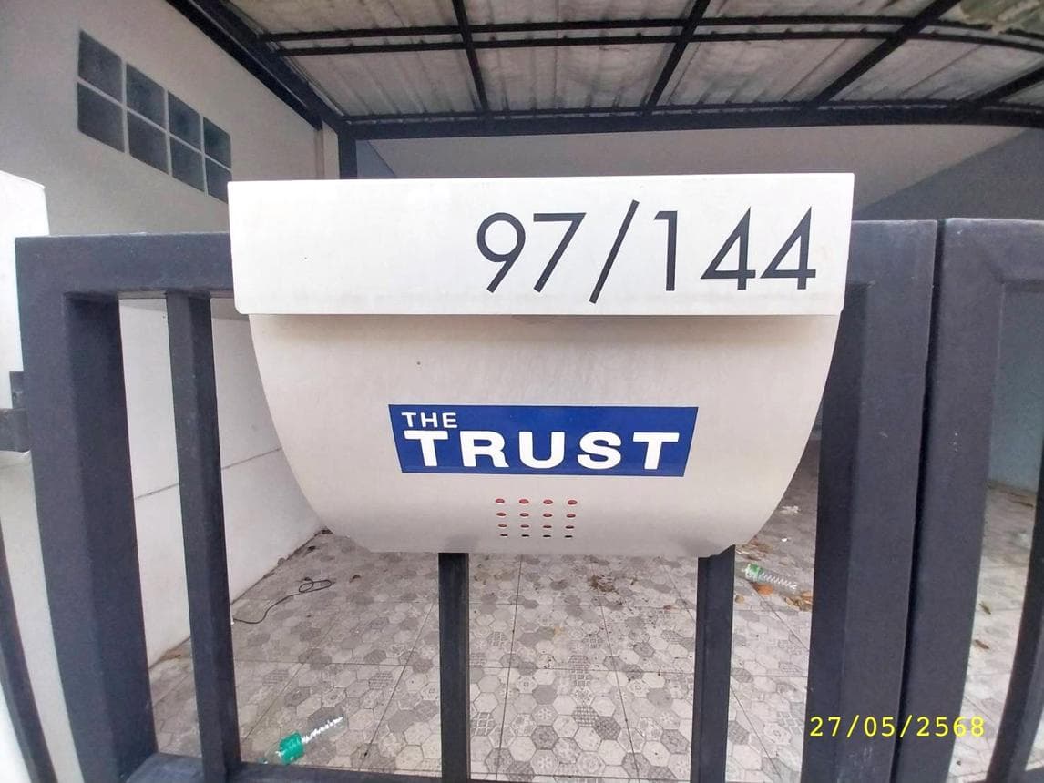 ขายทาวน์โฮม เดอะทรัสต์ ราชพฤกษ์-รัตนาธิเบศร์ 2 หลังริมสภาพสวย 3 ห้องนอน ทำเลศักยภาพติดถนนใหญ่